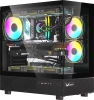 Корпус Formula Crystal Z8 COSMIC черный без БП ATX 6x120mm 1xUSB2.0 1xUSB3.0 1xUSB3.1 audio bott PSU