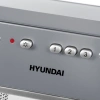 Вытяжка встраиваемая Hyundai HBB 6035 IX серебристый управление: кнопочное (1 мотор)