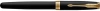 Ручка перьев. Parker Sonnet Core F528 (CW1931516) Matte Black GT F сталь нержавеющая подар.кор.