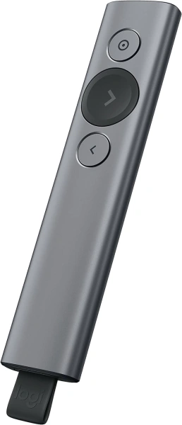 Презентер Logitech Spotlight Radio USB (30м) серый