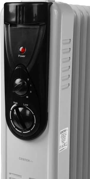 Радиатор масляный Centek CT-6201 2000Вт белый