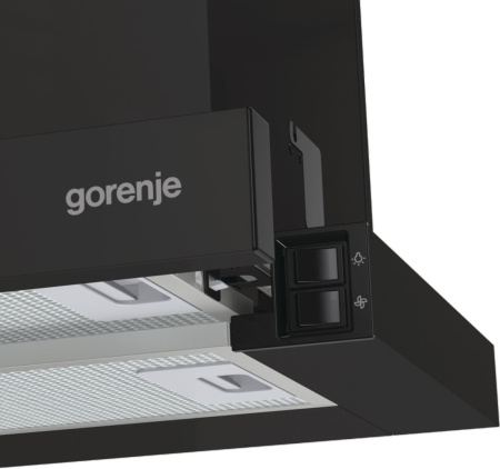 Вытяжка встраиваемая Gorenje TH606E7B черный управление: кнопочное