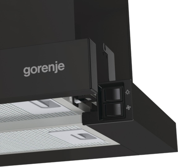 Вытяжка встраиваемая Gorenje TH606E7B черный управление: кнопочное
