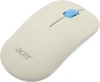 Клавиатура + мышь Acer OCC205 клав:белый/голубой мышь:белый/голубой USB беспроводная slim Multimedia (ZL.ACCEE.00C)