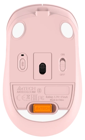 Мышь A4Tech Fstyler FB10C розовый оптическая (2400dpi) беспроводная BT/Radio USB (4but)