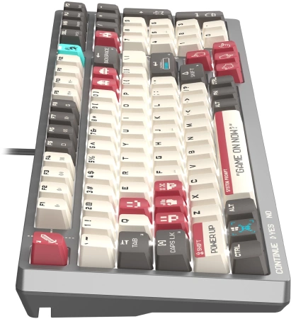 Клавиатура A4Tech Bloody S98 Pixels Red механическая серый/бежевый USB for gamer LED (S98)