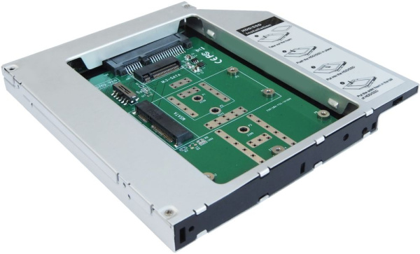 Сменный бокс для HDD/SSD AgeStar SMNF2S SATA SATA металл серебристый 2.5"
