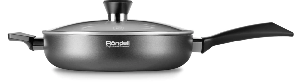Сотейник Rondell Strike RDA-1399 d=28см (с крышкой) серый