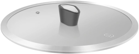 Крышка Rondell Stolz RDA-1783 d=20см крыш.прозрачный руч.черная