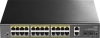 Коммутатор Cudy GS1026PS2 (L2) 26x1Гбит/с 2xКомбо(1000BASE-T/SFP) 2SFP 24PoE 300W неуправляемый