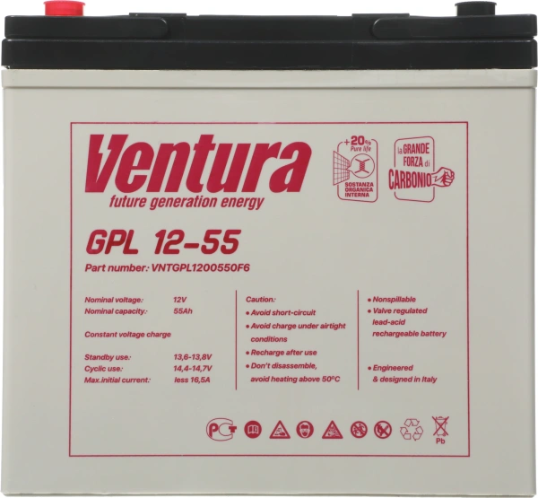 Батарея для ИБП Ventura GPL 12-55 12В 55Ач