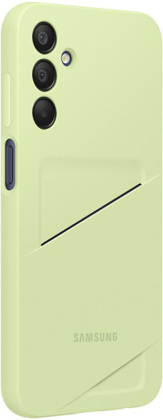 Чехол (клип-кейс) Samsung для Samsung Galaxy A15 Card Slot Case A15 лайм (EF-OA156TMEGRU)
