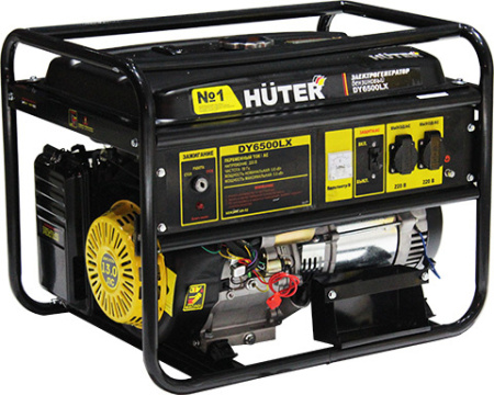 Генератор Huter DY6500LX 5.5кВт