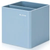Подставка Deli NS011BLUE NS011 Nusign 2отд. для письменных принадлежностей 84х84х86мм синий пластик