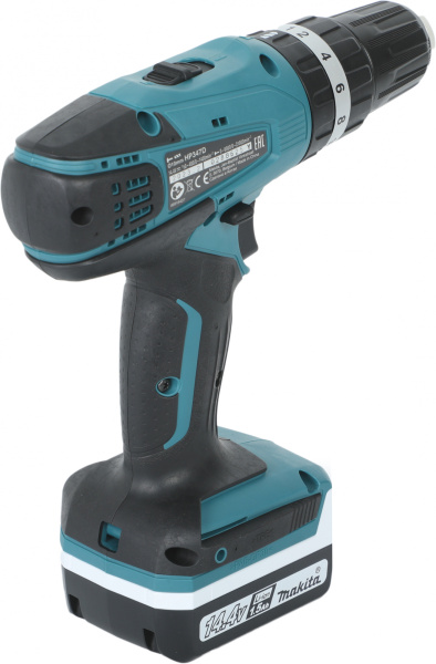 Дрель-шуруповерт Makita HP347DWE аккум. патрон:быстрозажимной (кейс в комплекте)