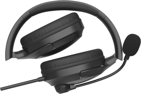 Наушники с микрофоном A4Tech Fstyler FH280U черный 2м мониторные USB оголовье