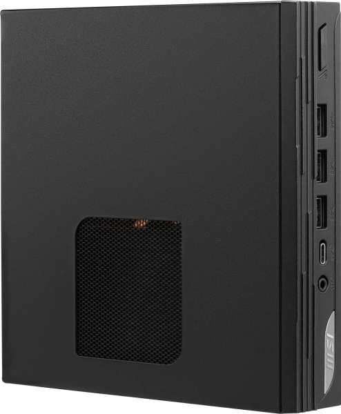 Неттоп MSI Pro DP10 12M-203RU i5 1235U (1.3) 16Gb SSD512Gb Iris Xe Windows 11 Professional 2.5xGbitEth WiFi BT 120W черный (9S6-B0A621-203)
