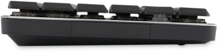 Клавиатура Оклик K615X механическая серый/серебристый USB slim Multimedia for gamer LED (1934413)
