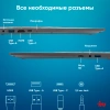 Ноутбук IRU Калибр 15PH Ryzen 5 5500U 8Gb SSD512Gb AMD Radeon Rx Vega 7 15.6" IPS FHD (1920x1080) Free DOS black WiFi BT Cam 4350mAh (2054001)