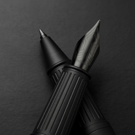 Ручка роллер Parker Ingenuity Core T570 (2182015) Black BT F чернила черн. подар.кор.