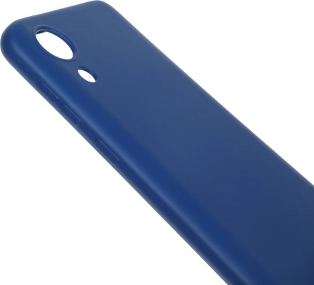 Чехол (клип-кейс) DF для Samsung Galaxy A03 Core sOriginal-33 синий