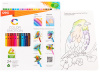 Карандаши цв. Deli EC00220 Color Emotion трехгран. липа 24цв. коробка/европод. (24шт)