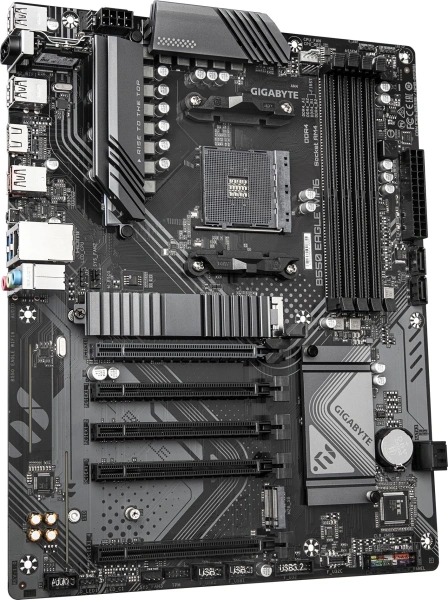 Материнская плата Gigabyte B550 EAGLE WIFI6 Soc-AM4 AMD B550 4xDDR4 ATX AC`97 8ch(7.1) GbLAN RAID+DVI+HDMI