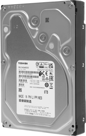 Жесткий диск Toshiba SATA-III 8TB MG10ADA800E Server Enterprise Capacity 512E (7200rpm) 512Mb 3.5"