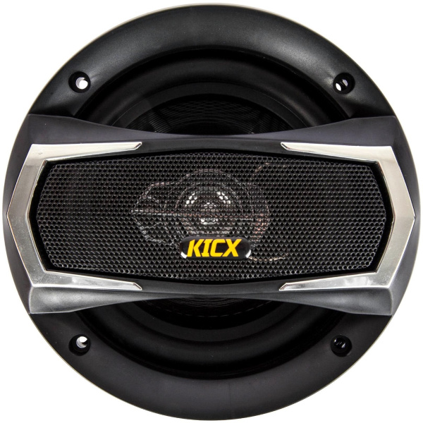 Колонки автомобильные Kicx JM-165 130Вт 89дБ 4Ом 16.5см (6 1/2дюйм) (ком.:2кол.) коаксиальные трехпо