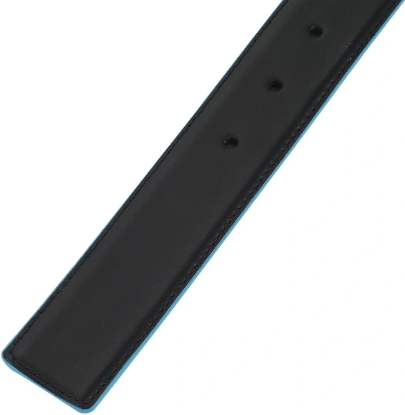 Ремень мужской Piquadro Blue Square CU2619B2/NBLU2 черный/синий натур.кожа