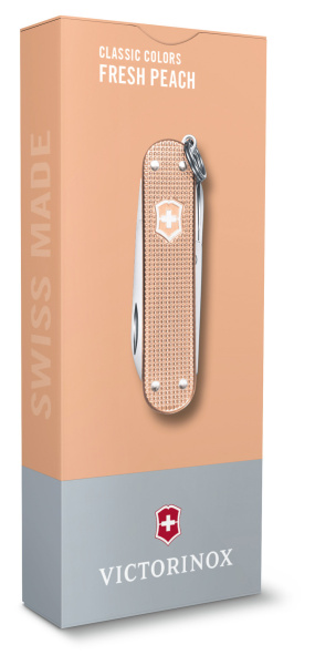 Нож перочинный Victorinox Classic Fresh Peach (0.6221.202G) 58мм 5функц. карт.коробка