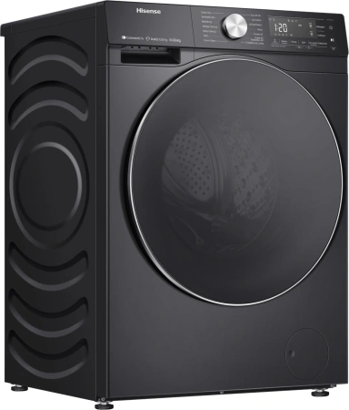 Стиральная машина Hisense WD5S1045BB пан.англ. класс: A загр.фронтальная макс.:10.5кг (с сушкой) черный инвертер