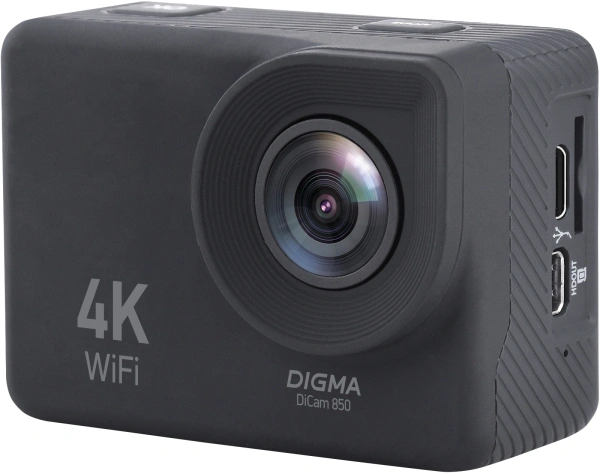 Экшн-камера Digma DiCam 850 черный