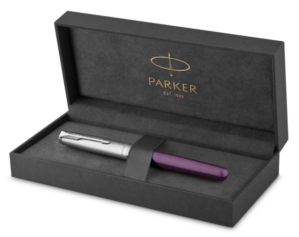 Ручка роллер Parker Sonnet Essentials SB T545 (CW2169368) LaqViolet CT F черн. черн. подар.кор.