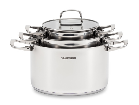 Набор кастрюль Starwind Chef Compact 6 предметов (SW-CH3006)