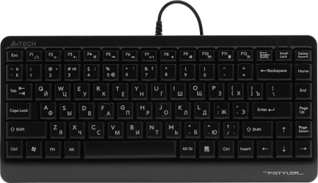 Клавиатура + мышь A4Tech Fstyler F1110 клав:черный/серый мышь:черный/серый USB Multimedia (F1110 GREY)