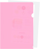 Папка-уголок Бюрократ Pastel -EPAST/PINK A4 пластик 0.18мм розовый