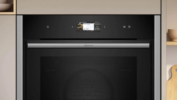 Духовой шкаф Электрический Neff B64FS31N0 черный/нержавеющая сталь