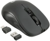 Мышь Оклик 610MWC черный оптическая (1600dpi) беспроводная USB/USB-C для ноутбука (6but)