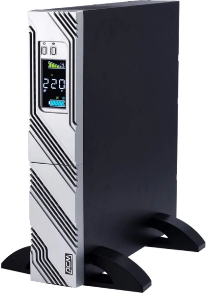 Источник бесперебойного питания Powercom Smart King RT SRT-1000A LCD 900Вт 1000ВА черный