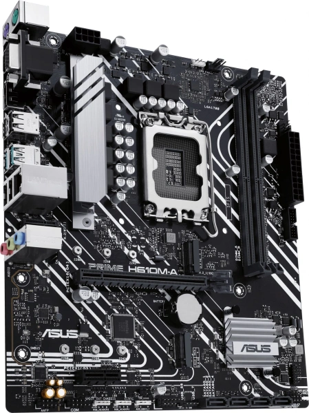 Материнская плата Asus PRIME H610M-A-CSM Soc-1700 Intel H610 2xDDR5 mATX AC`97 8ch(7.1) GbLAN+VGA+HD