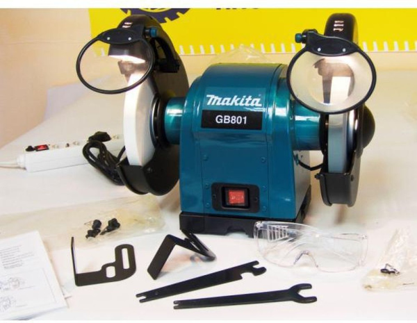 Электроточило Makita GB801 120Вт 2850об/мин d=205мм t=19мм