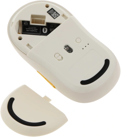 Мышь Xiaomi Wireless Mouse 3 белый оптическая 1200dpi silent беспров. BT/Radio USB для ноутбука 4but (BHR8912GL)