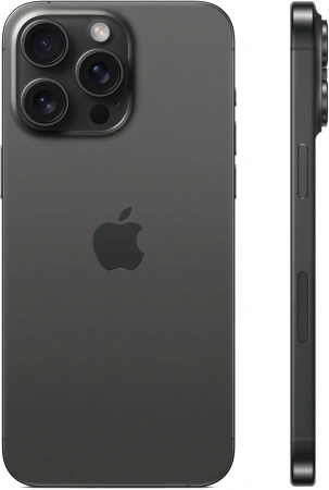 Смартфон Apple A3106 iPhone 15 Pro Max 512Gb черный титан моноблок 3G 4G 1Sim 6.7" 1290x2796 iOS 17 48Mpix 802.11 a/b/g/n/ac/ax NFC GPS Protect