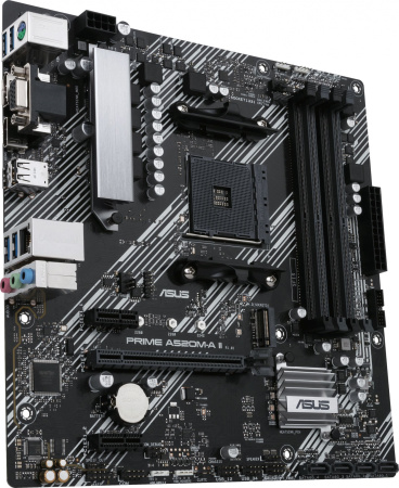 Материнская плата Asus PRIME A520M-A II/CSM Soc-AM4 AMD A520 4xDDR4 mATX AC`97 8ch(7.1) GbLAN RAID+V