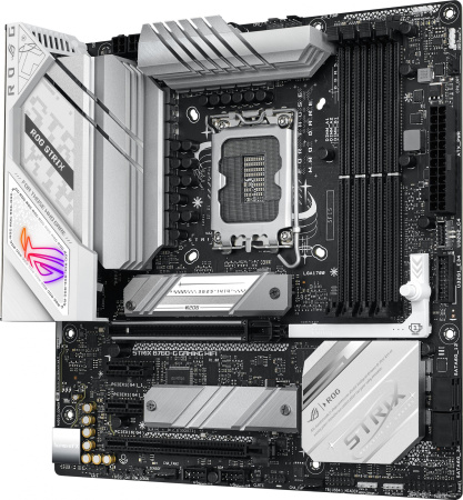 Материнская плата Asus ROG STRIX B760-G GAMING WIFI Soc-1700 Intel B760 4xDDR5 mATX AC`97 8ch(7.1) 2