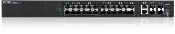 Коммутатор Zyxel XGS2220-30F-EU0101F (L3) 2x10Гбит/с 24SFP 4SFP+ управляемый