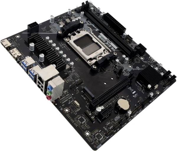 Материнская плата Biostar B650MT SocketAM5 AMD B650 2xDDR5 mATX AC`97 8ch(7.1) GbLAN RAID+HDMI+DP