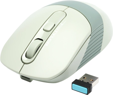 Мышь A4Tech Fstyler FB10C зеленый оптическая (2400dpi) беспроводная BT/Radio USB (4but)