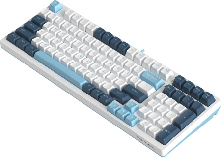 Клавиатура A4Tech Fstyler FS300 механическая белый/синий USB for gamer LED (FS300 PANDA SNOWBOARDING